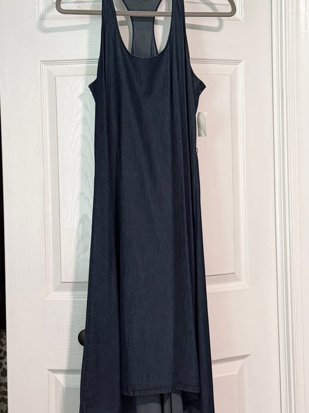Women's Navy High-Low Tank Maxi Dress